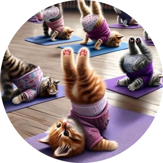Disque azyme chat sport drôle