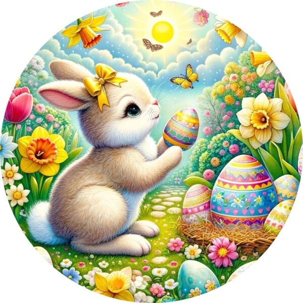disque azyme lapin de pâques