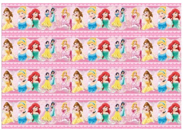 bandes pour gâteau princesses disney en amidon