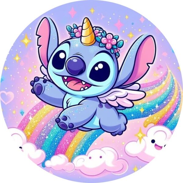 disque azyme stitch licorne