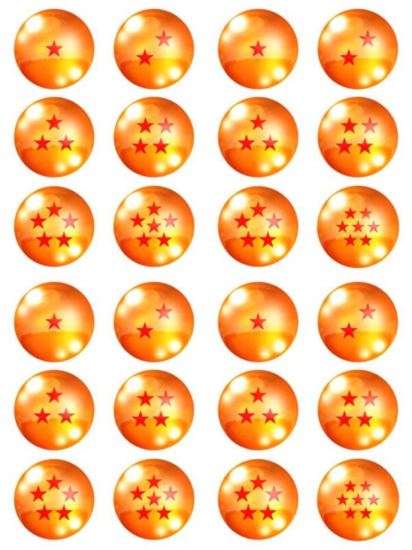 feuille a4 azyme boules de cristal dragon ball