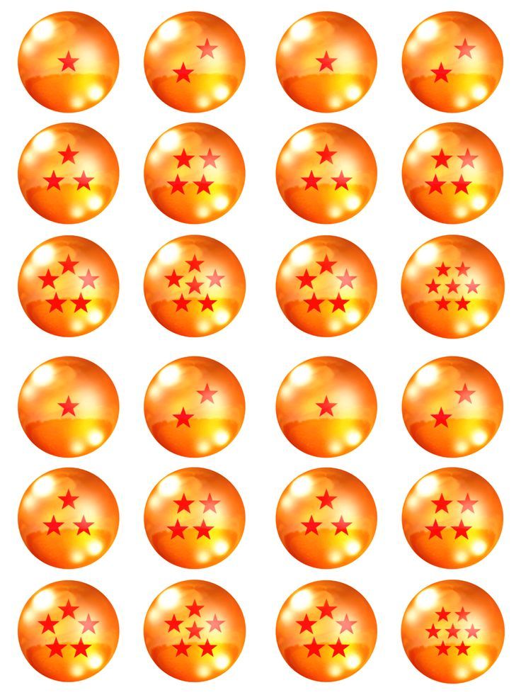 Feuille A4 azyme boules de cristal Dragon Ball