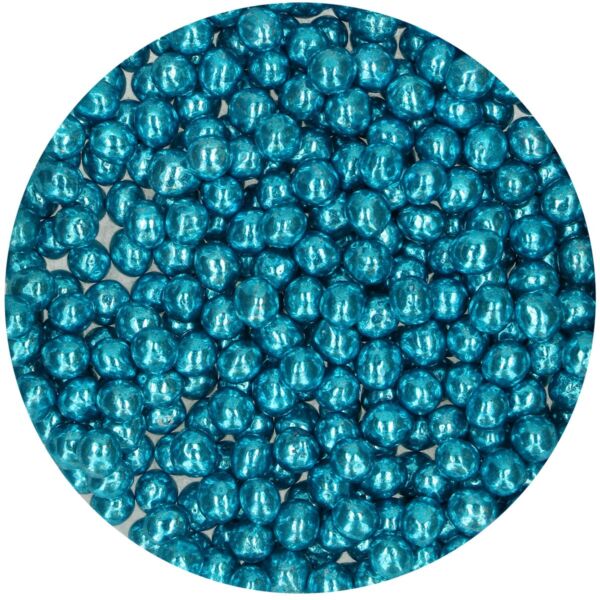 perles choco crispy bleu metallic 60g