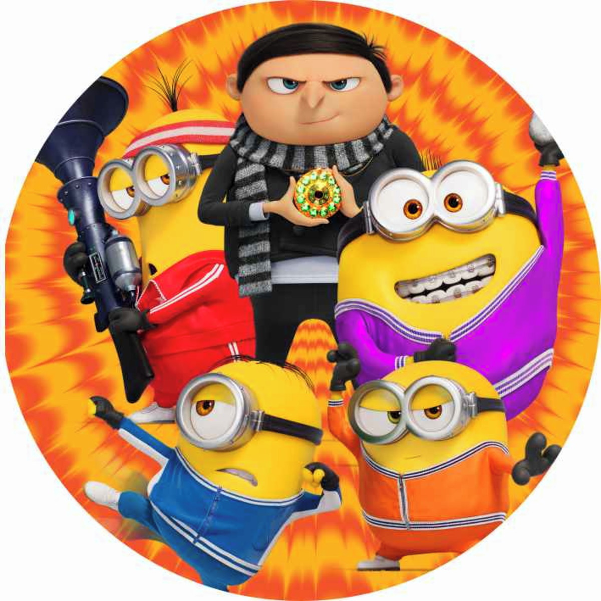 Disque azyme Minions Moi moche et méchant
