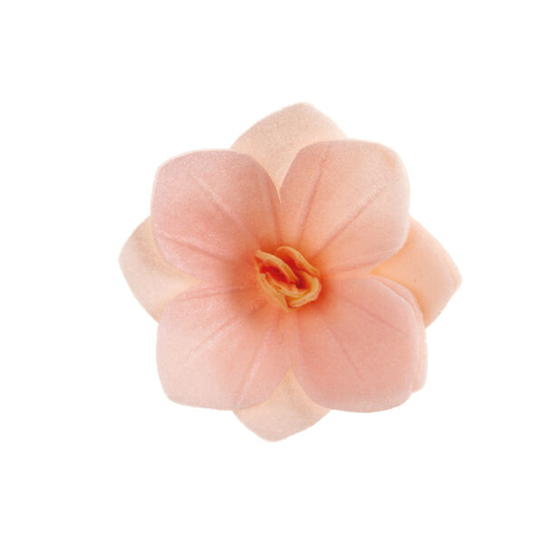 fleur téa pêche azyme 4cm