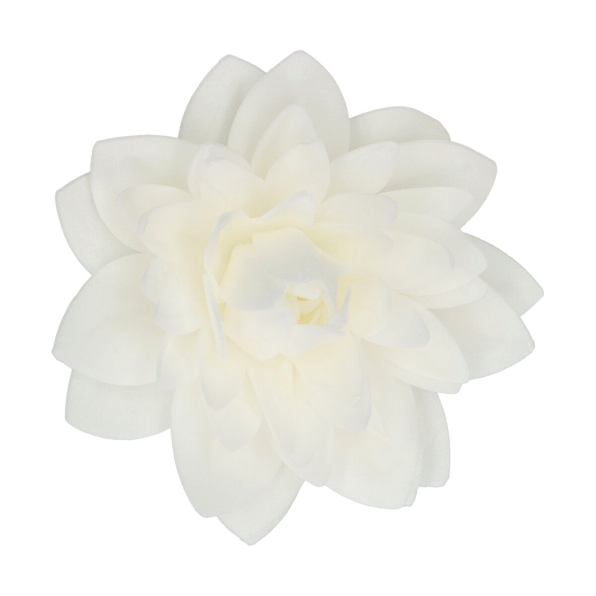 Grand Dahlia blanc azyme 12,5cm